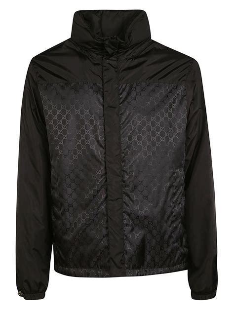 gucci jacket men black|gucci jacket without hoodie.